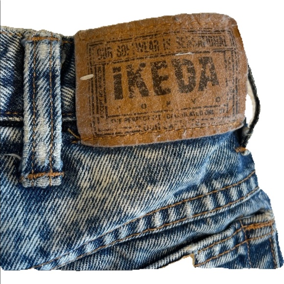 High waisted vintage jean shorts - Picture 3 of 5